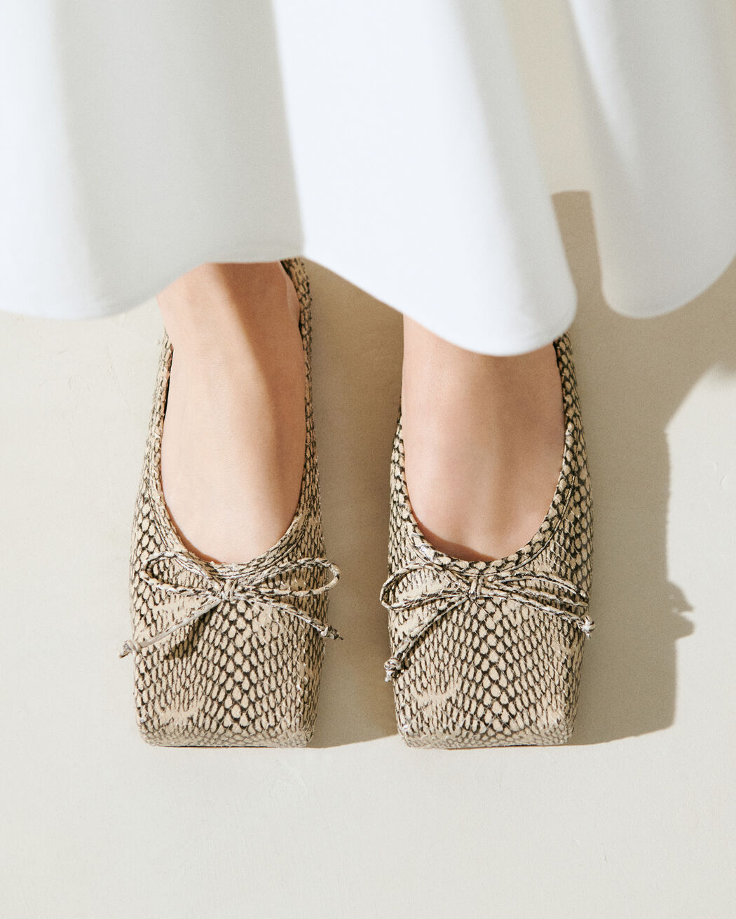 The flat Ballet حذاء jacquemus the flat ballet حذاء