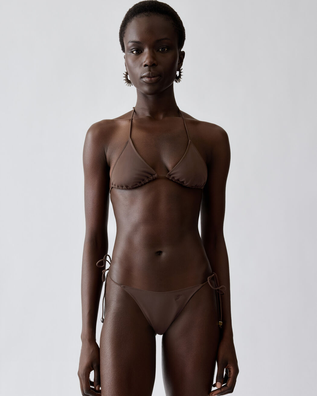The Triangle bikini top jacquemus the triangle bikini top