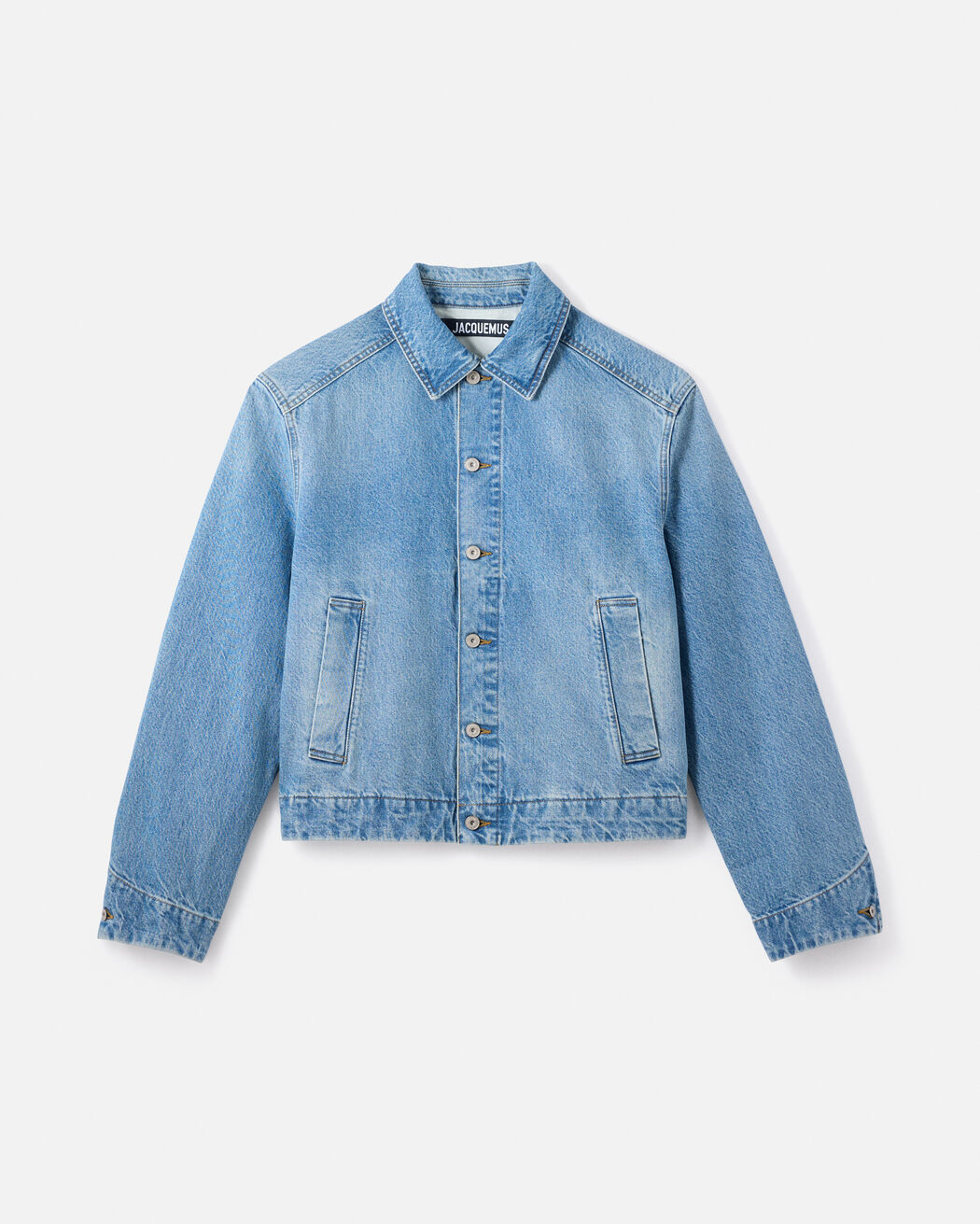 The Mirada de-Nîmes denim jacket jacquemus the mirada de n mes denim jacket