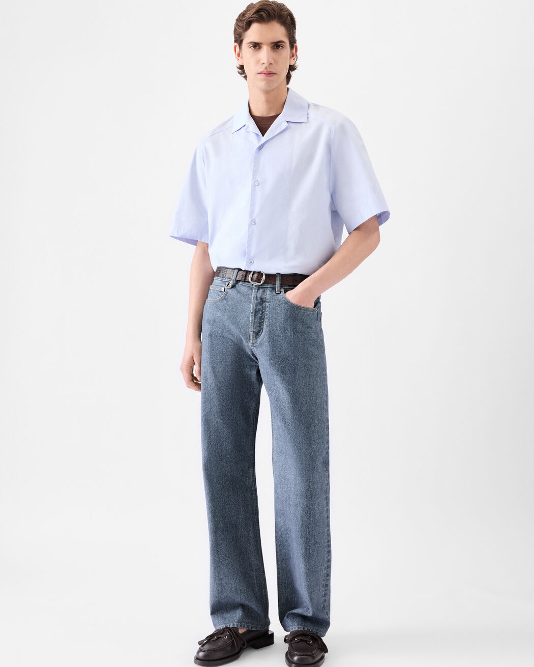 The straight de-Nîmes denim pants jacquemus the straight de n mes denim pants
