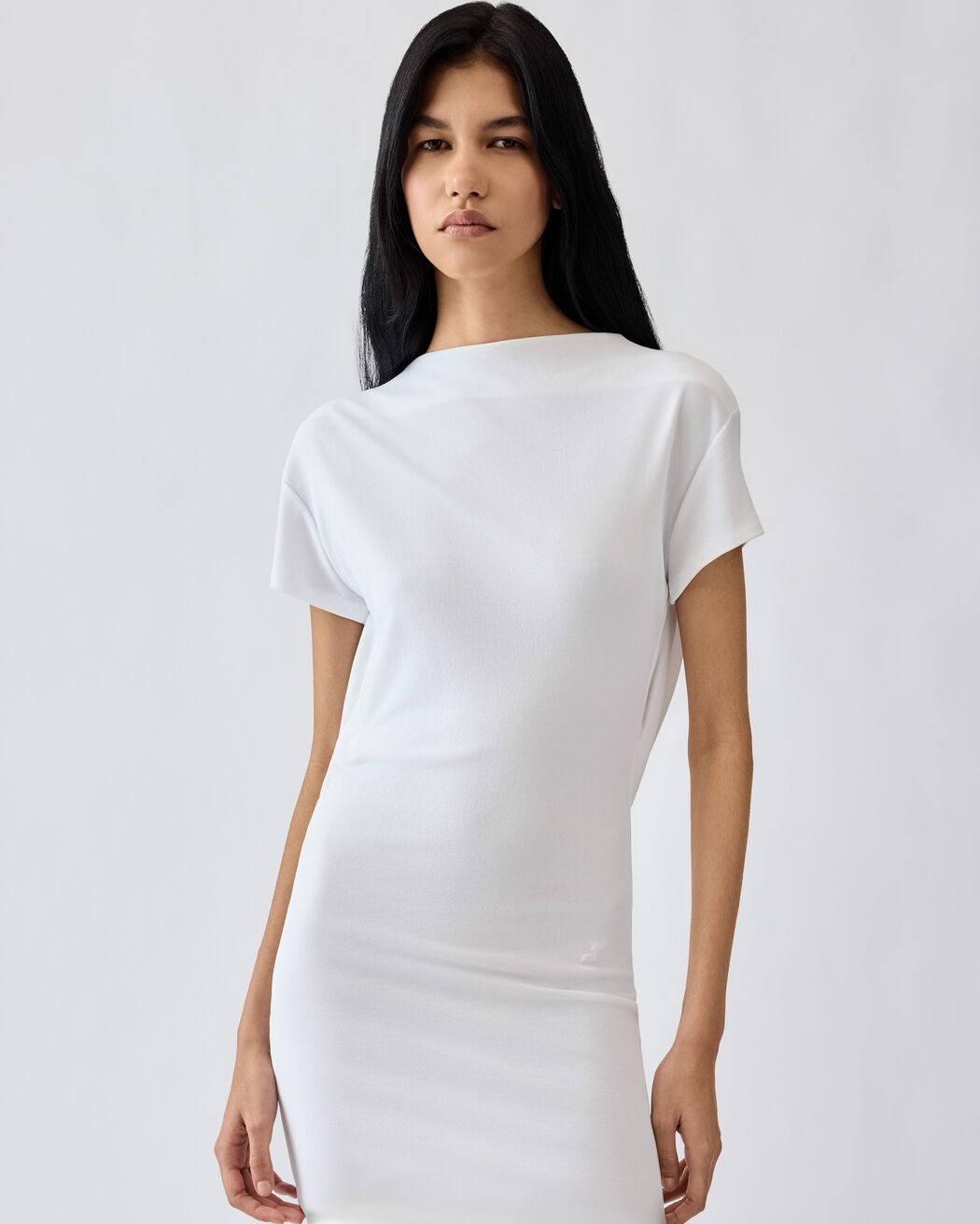 The Mistral short-sleeve dress jacquemus the mistral short sleeve dress