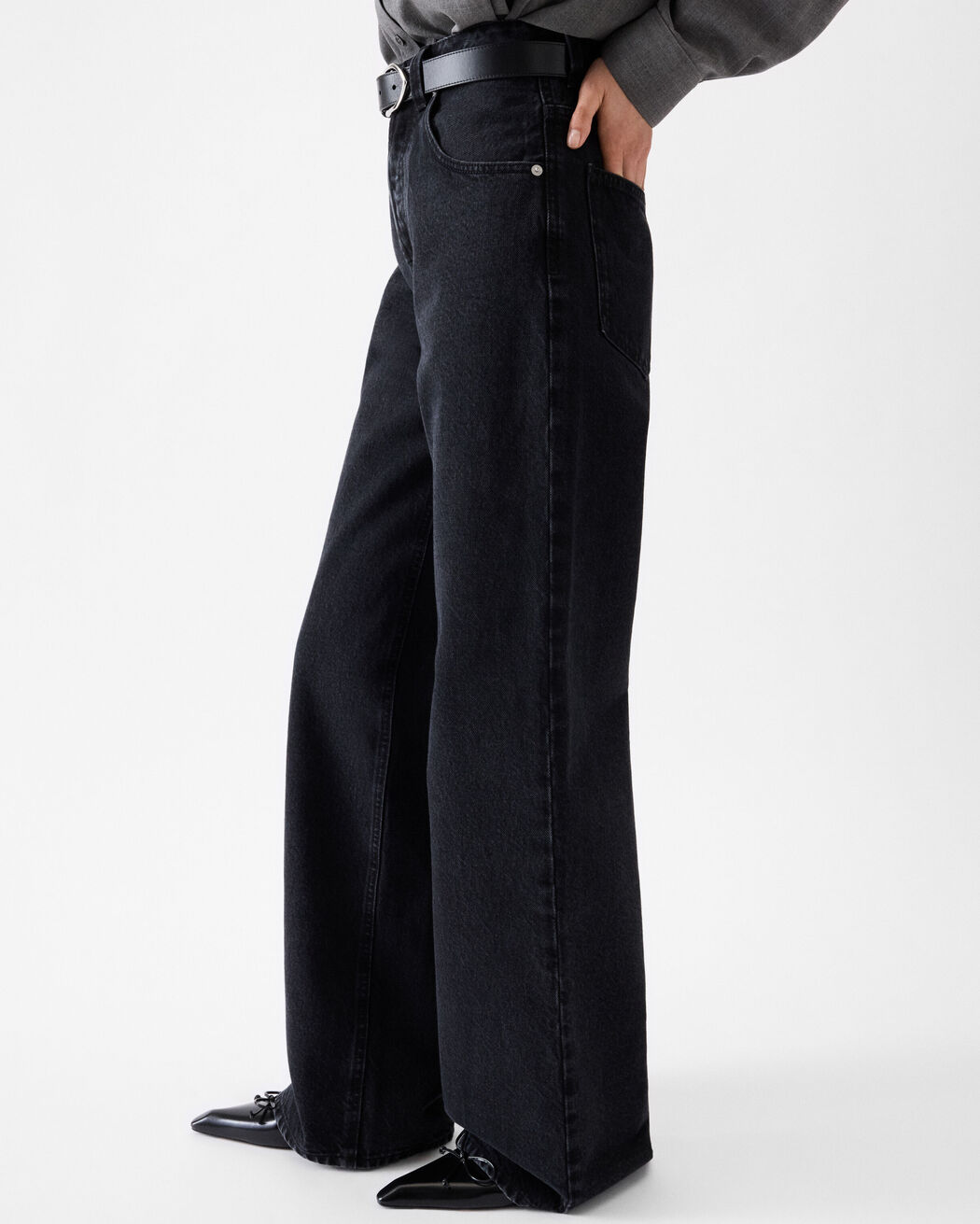 The wide de-Nîmes denim pants jacquemus the wide de n mes denim pants