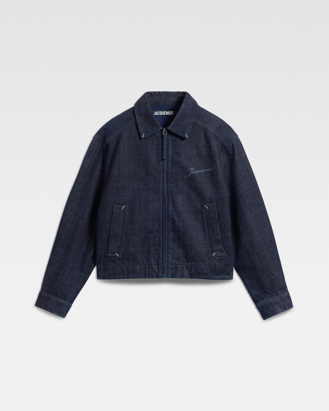 The Canevas de-Nîmes denim jacket jacquemus the canevas de n mes denim jacket