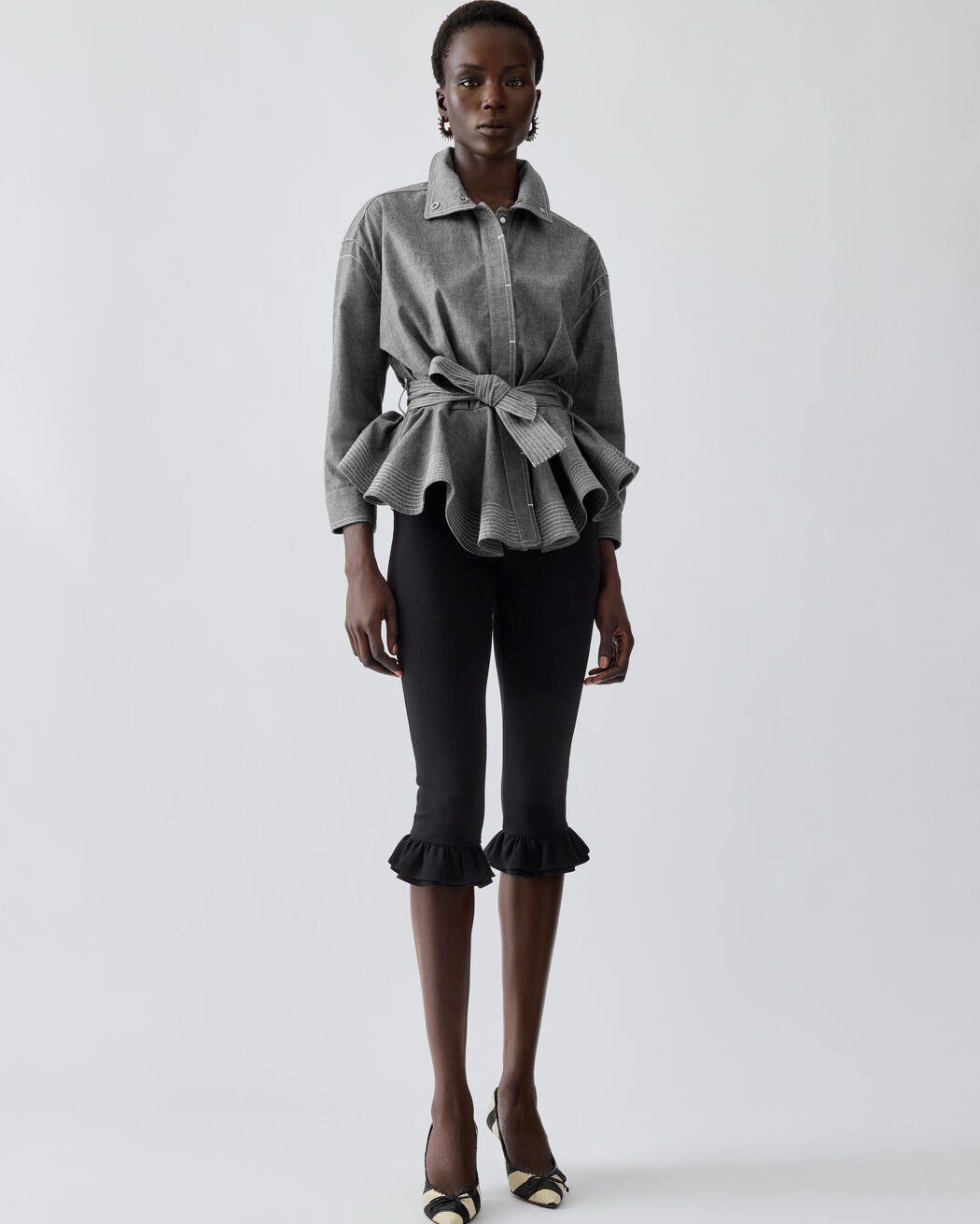 The Cabana de-Nîmes denim jacket jacquemus the cabana de n mes denim jacket