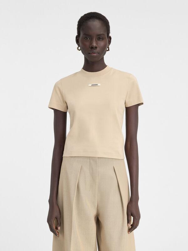 The Gros Grain تي شيرت jacquemus تي شيرت le t shirt gros grain