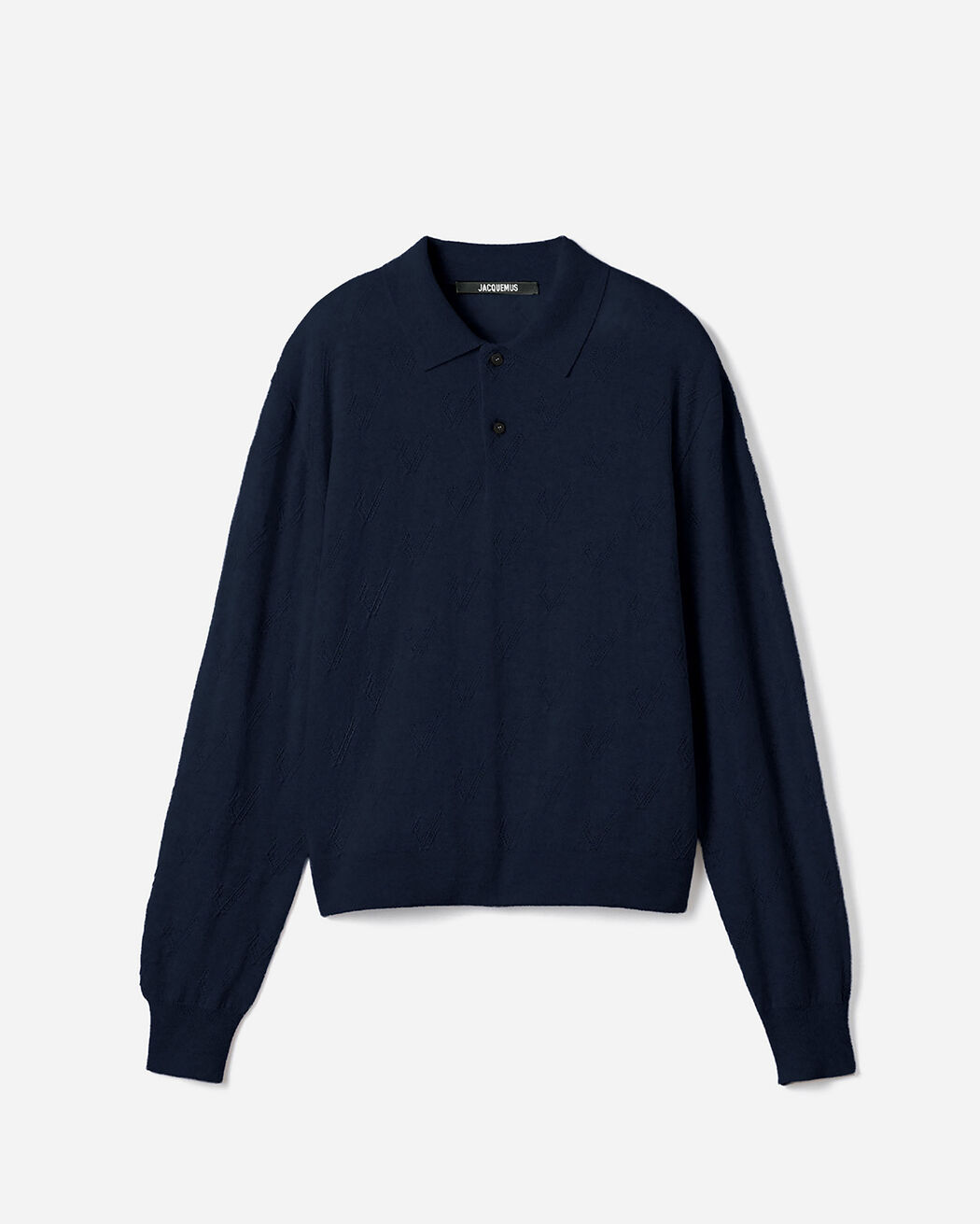 The Abbracio knit polo shirt jacquemus the abbracio knit polo shirt