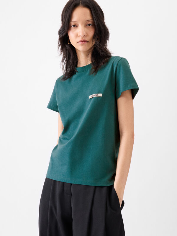 The Gros Grain short-sleeve t-shirt jacquemus تي شيرت the gros grain short sleeve