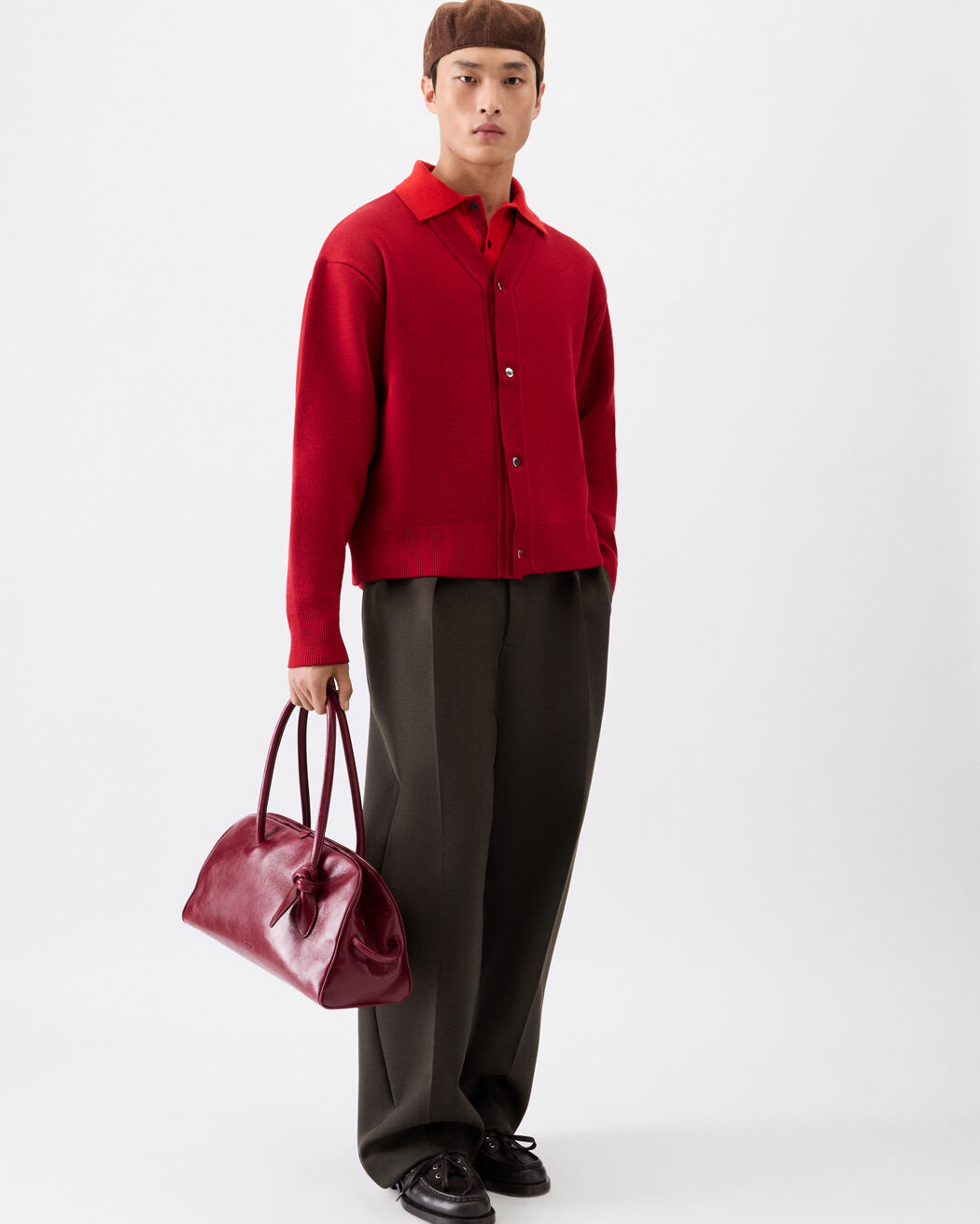 The Doppio cardigan jacquemus the doppio cardigan