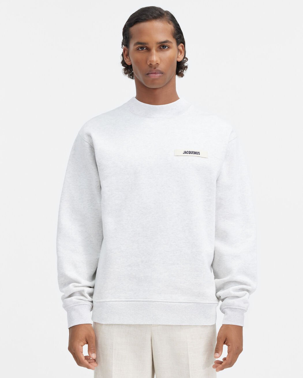 The Gros Grain sweatshirt jacquemus the gros grain sweatshirt