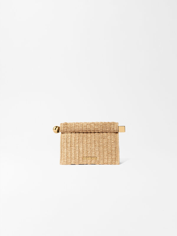 The small Rond Carré clutch jacquemus the small rond carr clutch