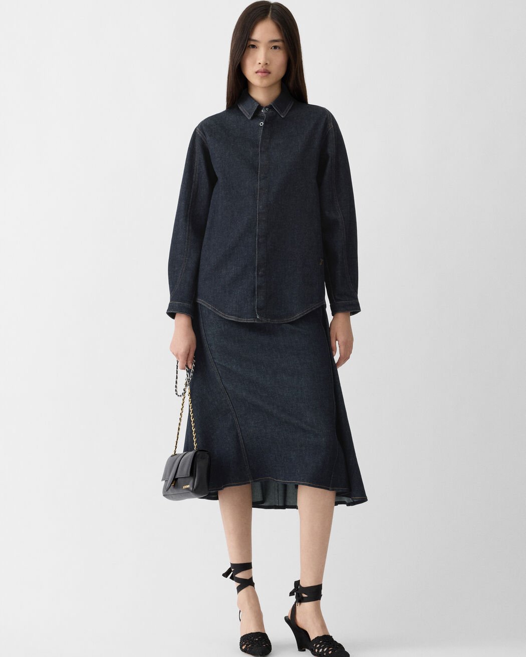 The Amelo de-Nîmes denim shirt jacquemus the amelo de n mes denim shirt