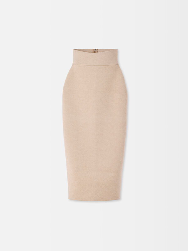The Doppio knit skirt jacquemus تنورة the doppio