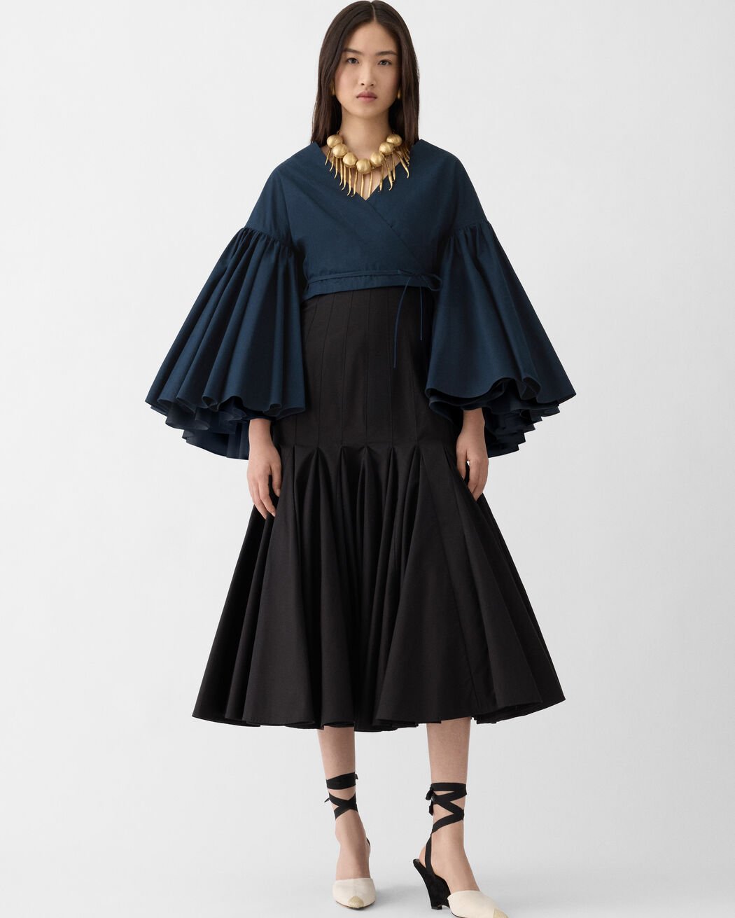 The Paysan wrap top jacquemus the paysan wrap top