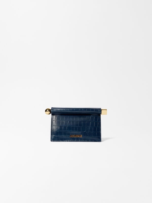 The small Rond Carré clutch jacquemus the small rond carr clutch
