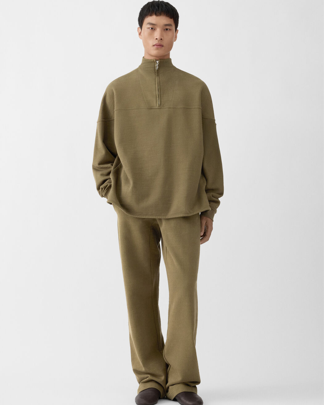 The Rond Carré zipped-rollneck sweatshirt jacquemus the rond carr zipped rollneck sweatshirt