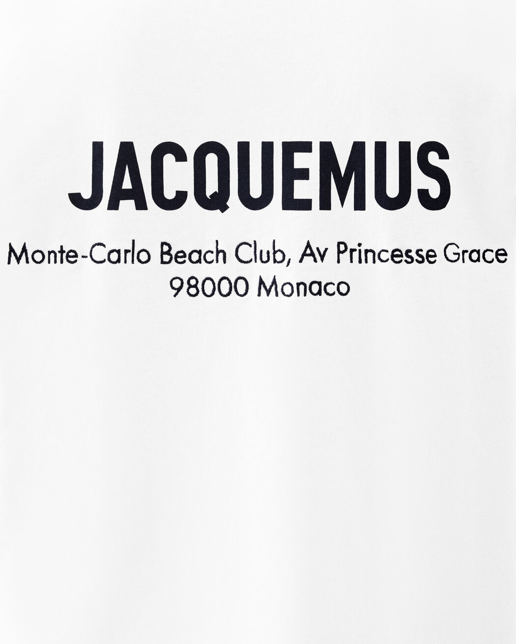 The Ibiza address t-shirt jacquemus the ibiza address t shirt