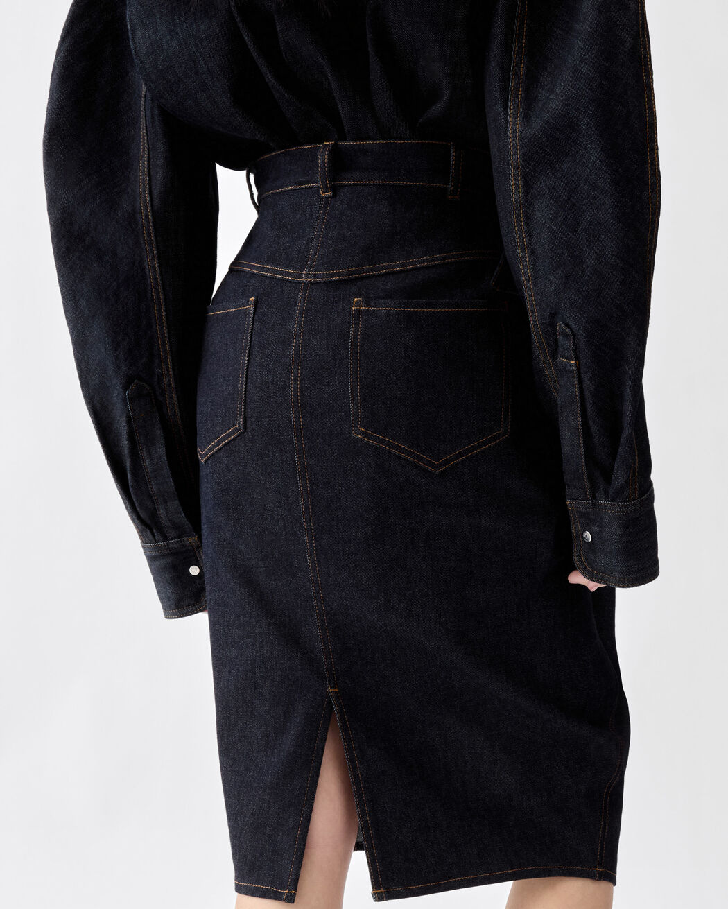 The de-Nîmes Cubisto skirt jacquemus the de n mes cubisto skirt