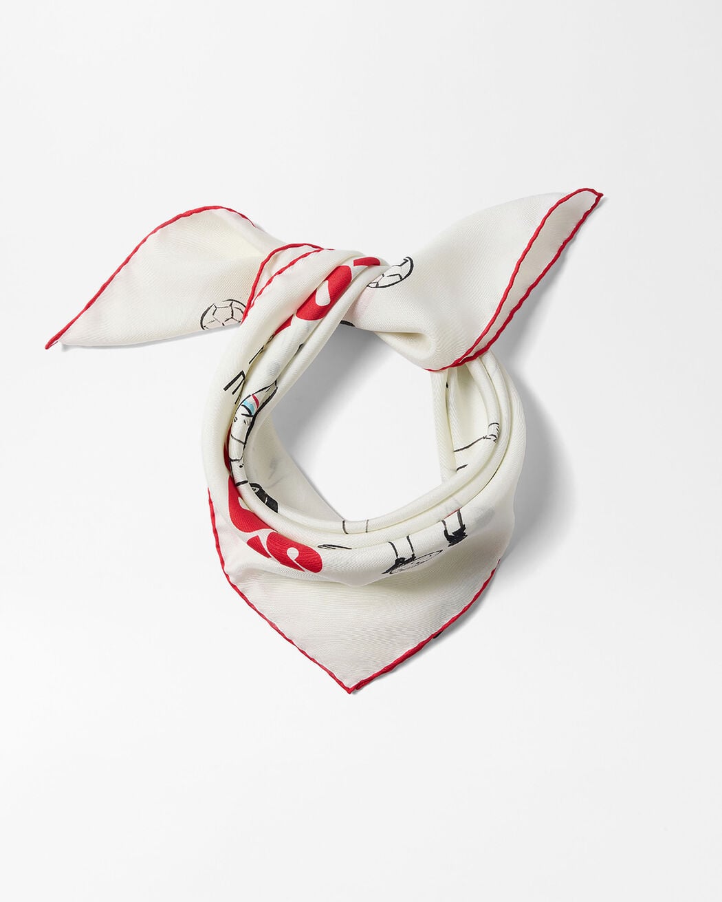 The Supporter silk scarf jacquemus the supporter silk scarf
