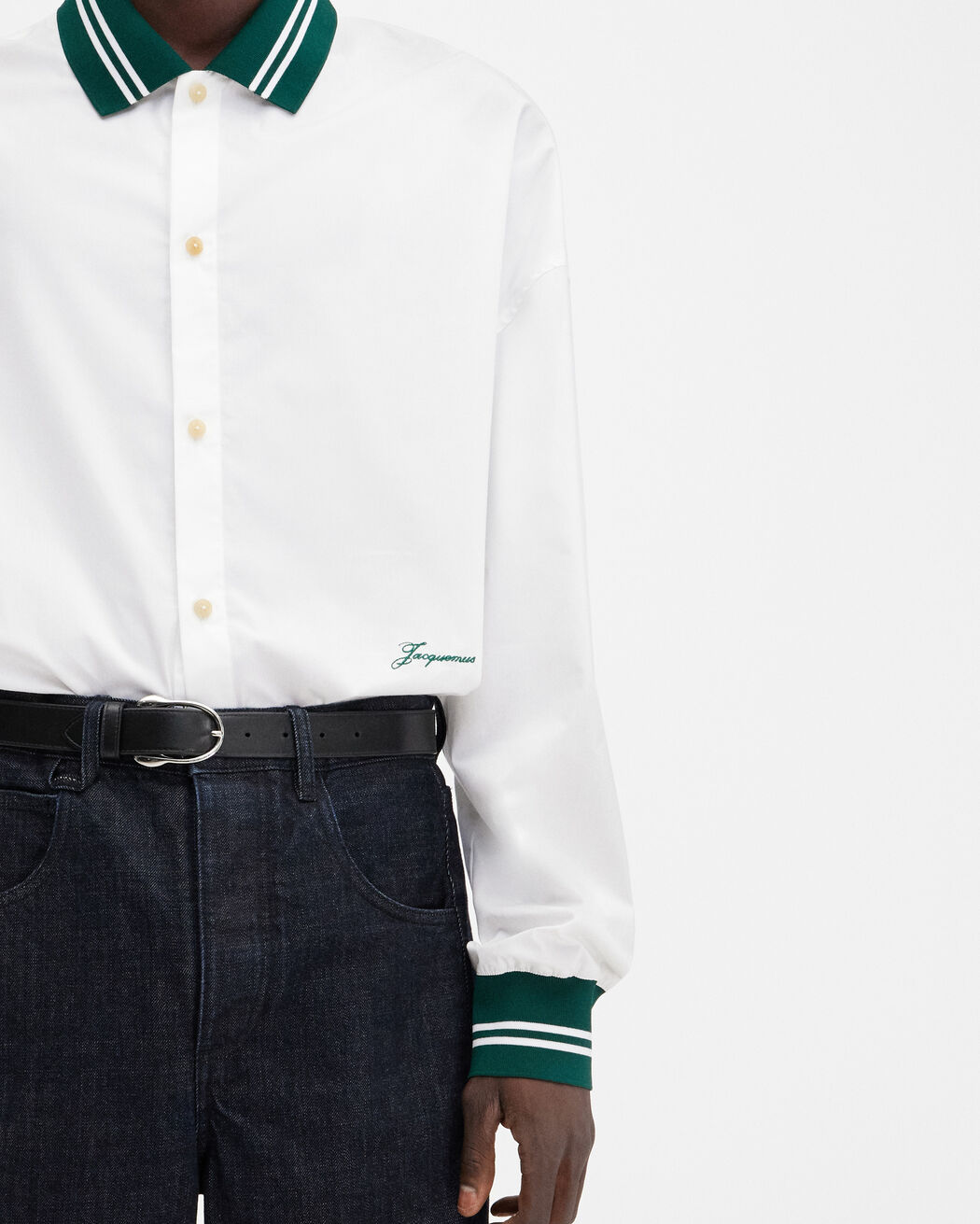 قميص The Baseball long-sleeve jacquemus قميص the baseball long sleeve