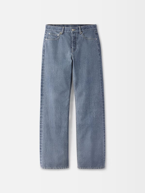The straight de-Nîmes denim pants jacquemus the straight de n mes denim pants
