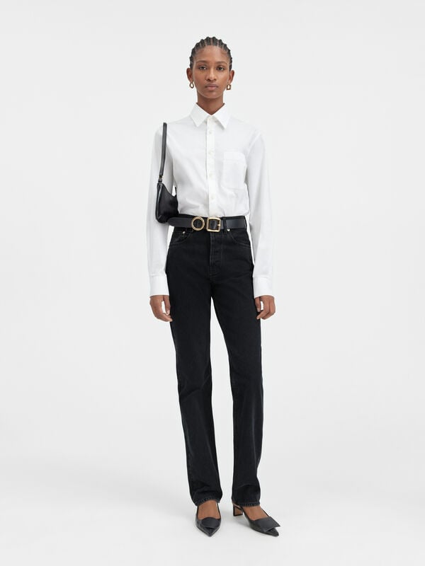 The straight de-Nîmes denim pants jacquemus the straight de n mes denim pants