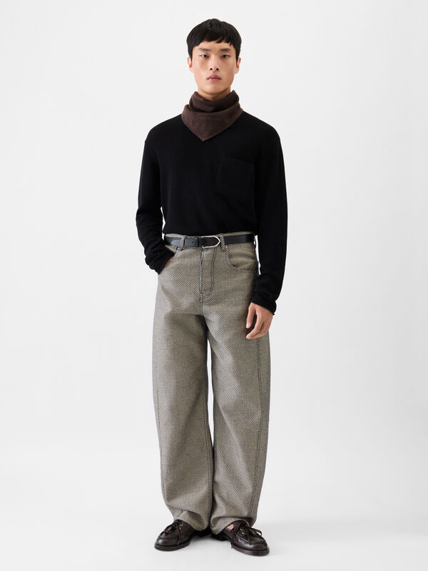 The Mirada de-Nîmes denim pants jacquemus بنطال جينز the mirada de n mes