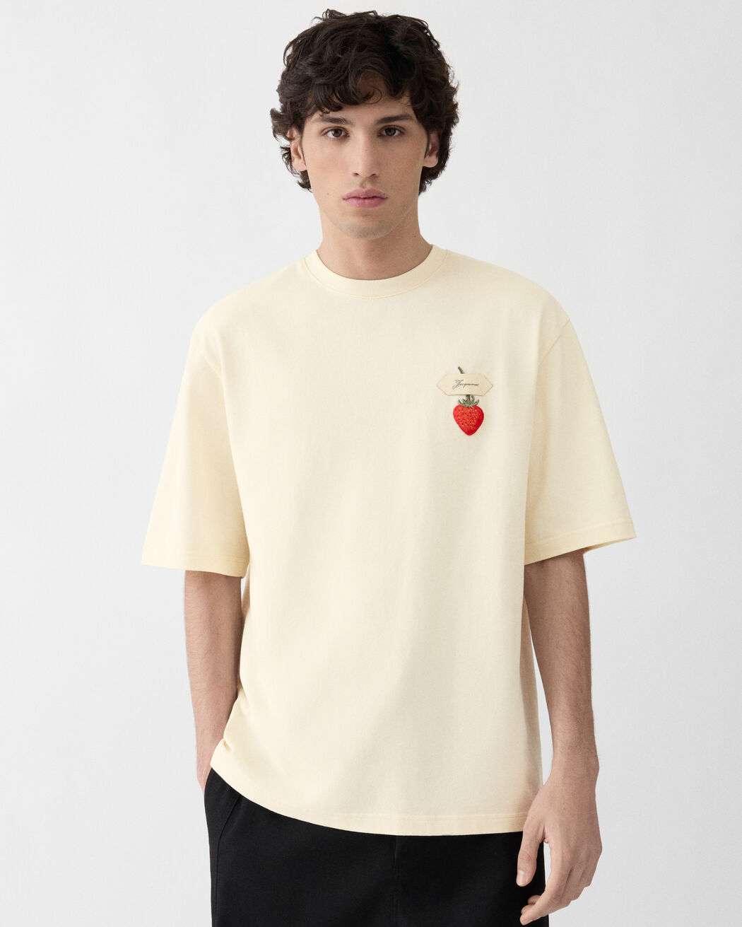 The strawberry t-shirt jacquemus the strawberry t shirt