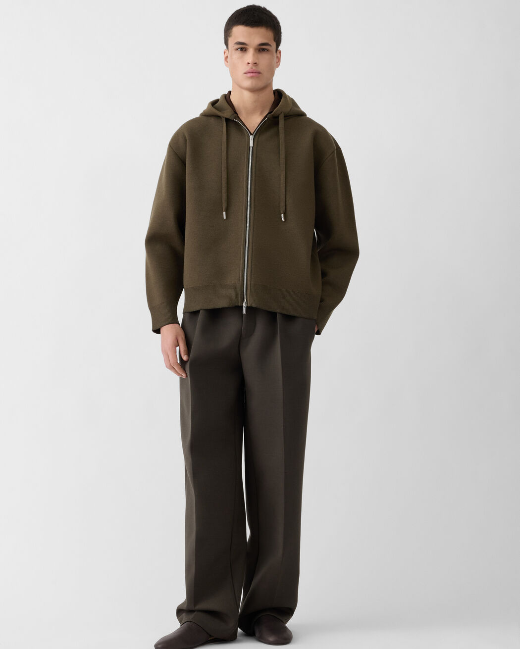 The piqué hooded cardigan jacquemus the piqu hooded cardigan