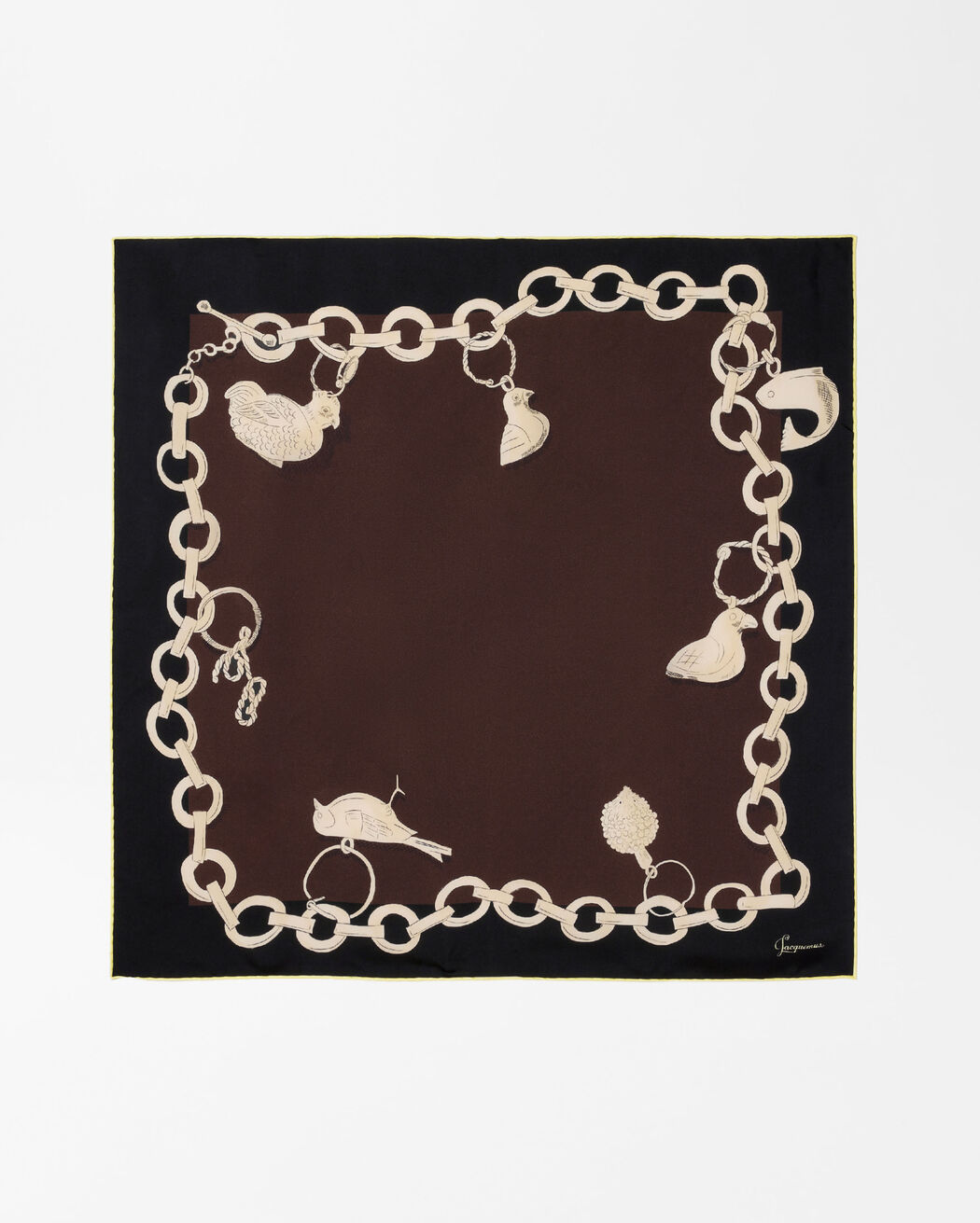 The Pampille silk scarf jacquemus the pampille silk scarf
