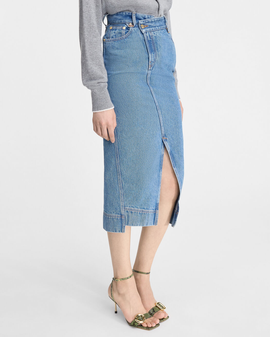 تنورة La Jupe De-Nîmes jacquemus تنورة la jupe de n mes