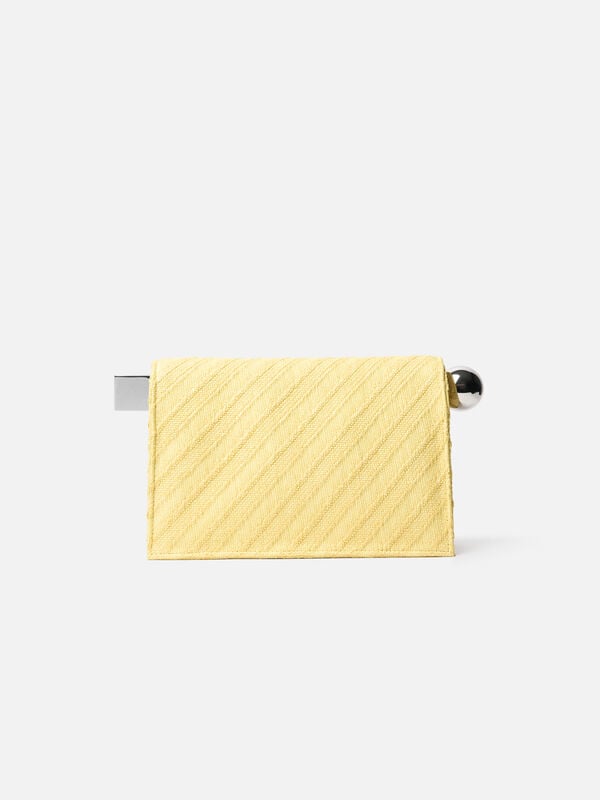The Rond Carré clutch jacquemus the rond carr clutch