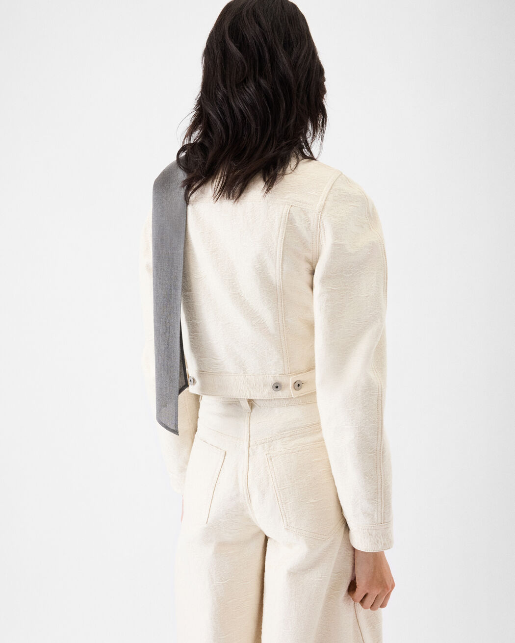 The Ovalo de-Nîmes denim jacket jacquemus the ovalo de n mes denim jacket