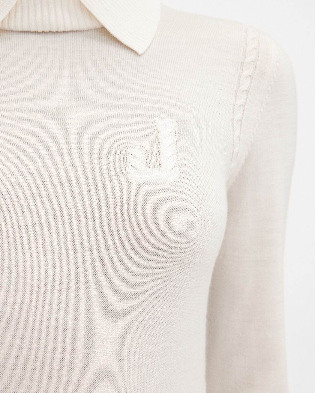The Tricot knit قميص jacquemus the tricot knit قميص