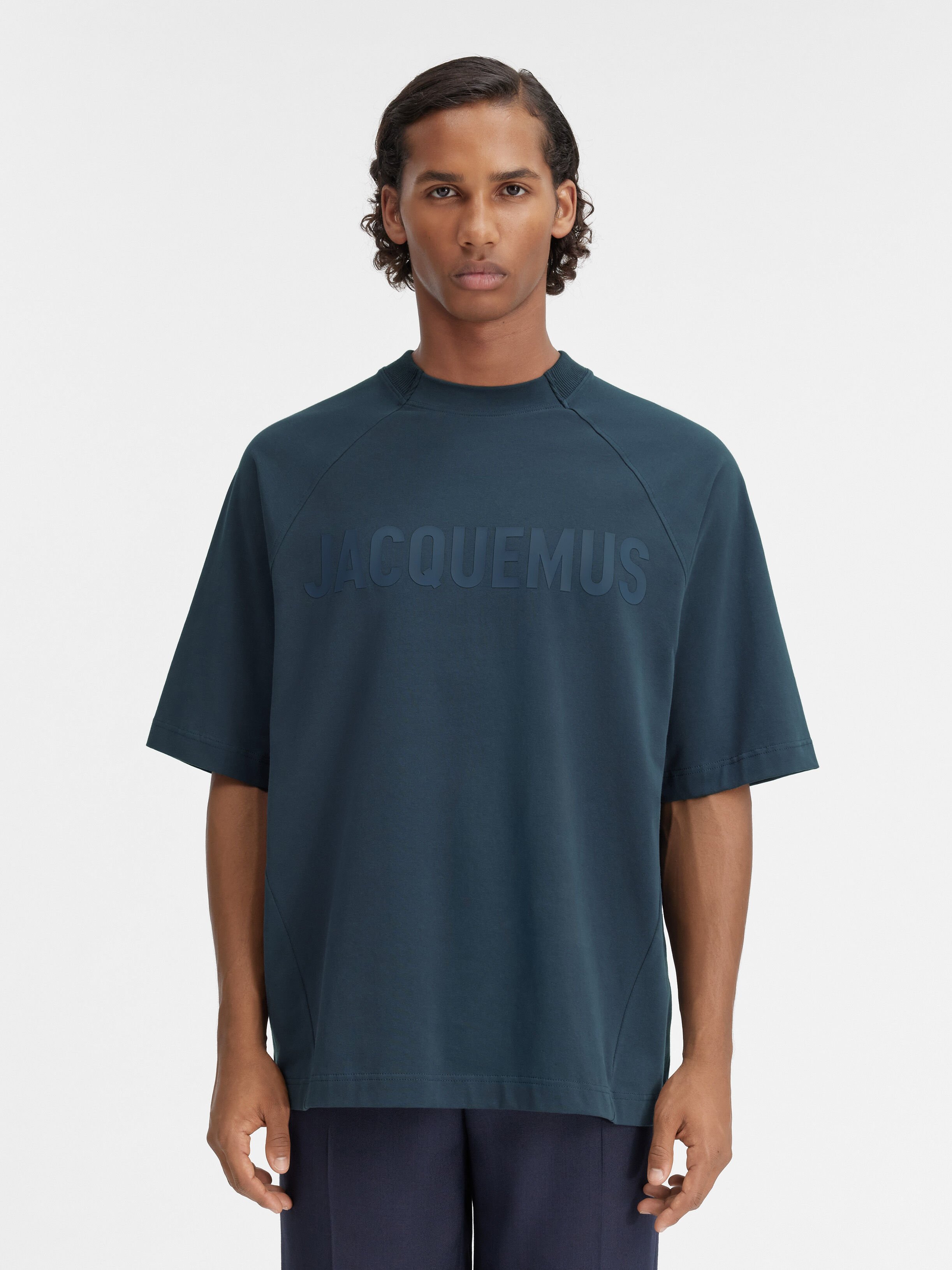 The Typo t-shirt, Blue | JACQUEMUS UAE The Typo t-shirt, Blue | JACQUEMUS UAE