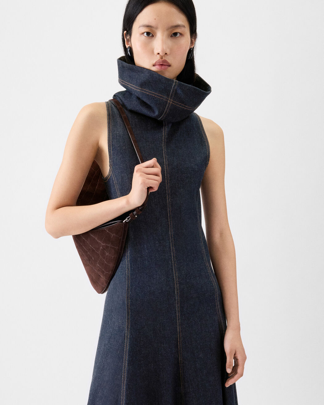 The Triangle de-Nîmes denim dress jacquemus the triangle de n mes denim dress