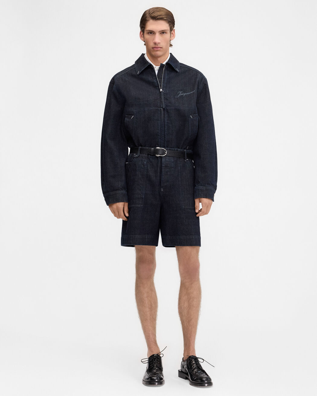 The de-Nîmes denim shorts jacquemus the de n mes denim shorts