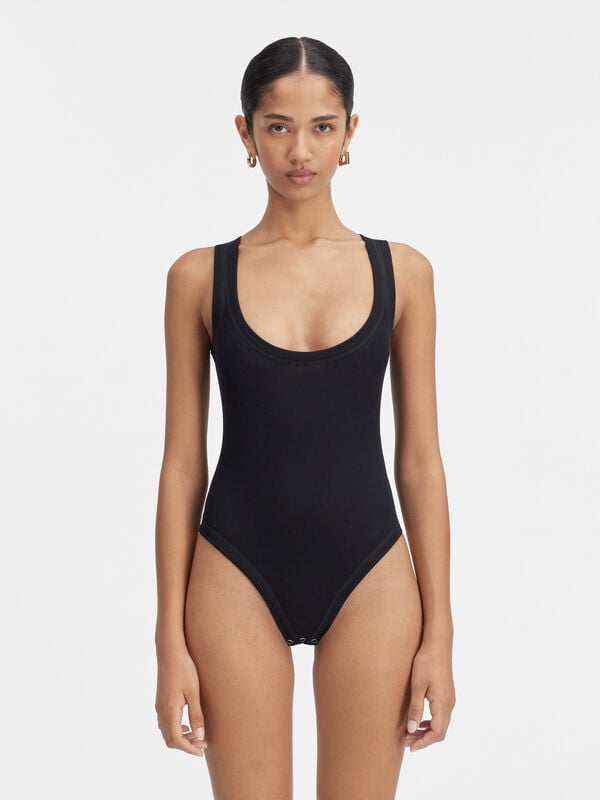 The Gros Grain bodysuit jacquemus the gros grain bodysuit