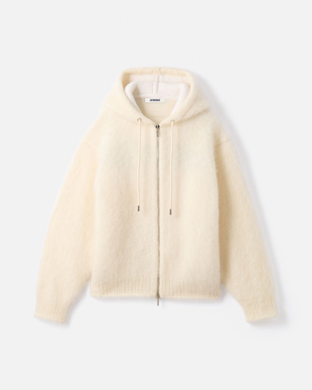 The Nuvola zipped cardigan jacquemus the nuvola zipped cardigan