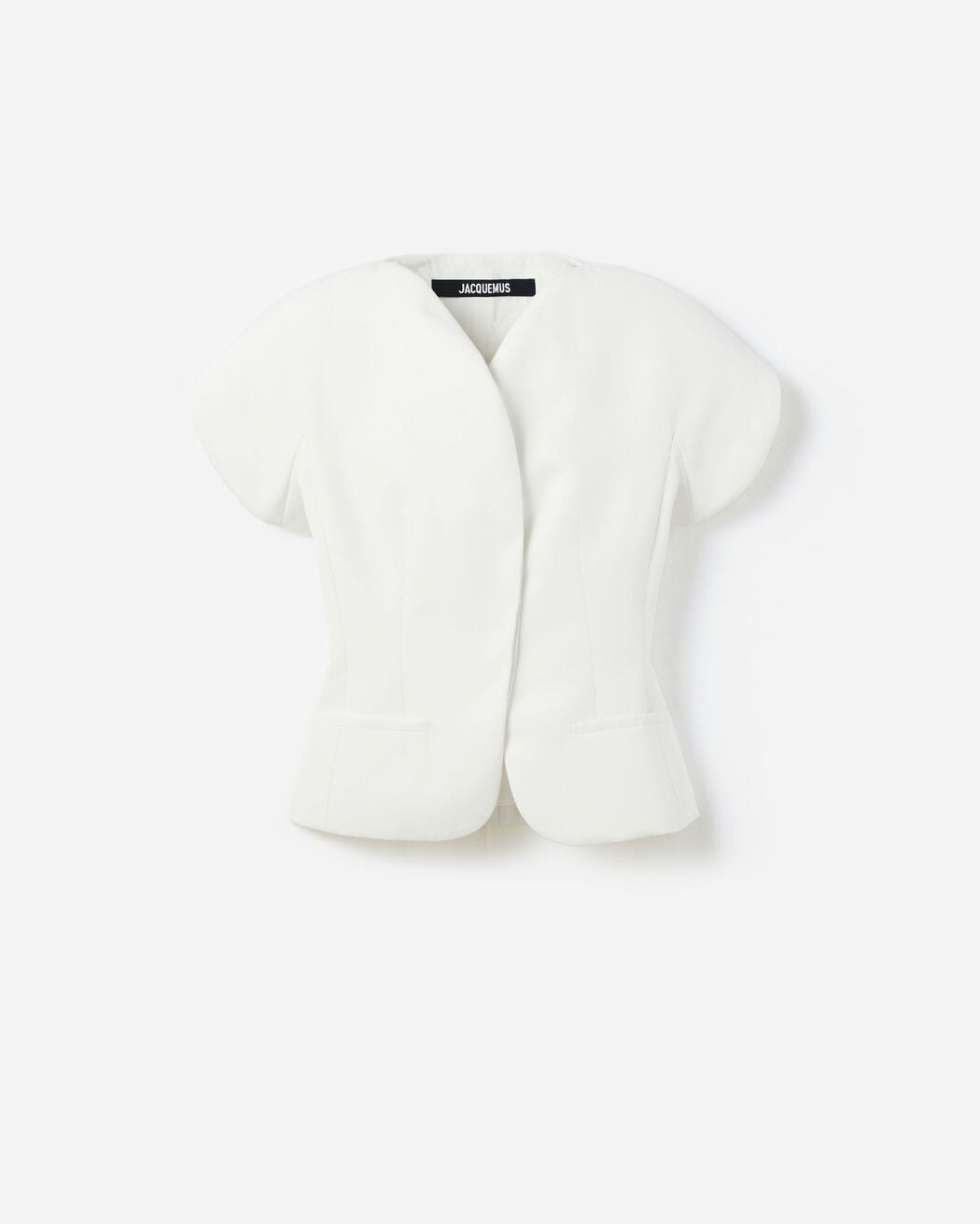 The Ovalo short-sleeve jacket jacquemus the ovalo short sleeve jacket