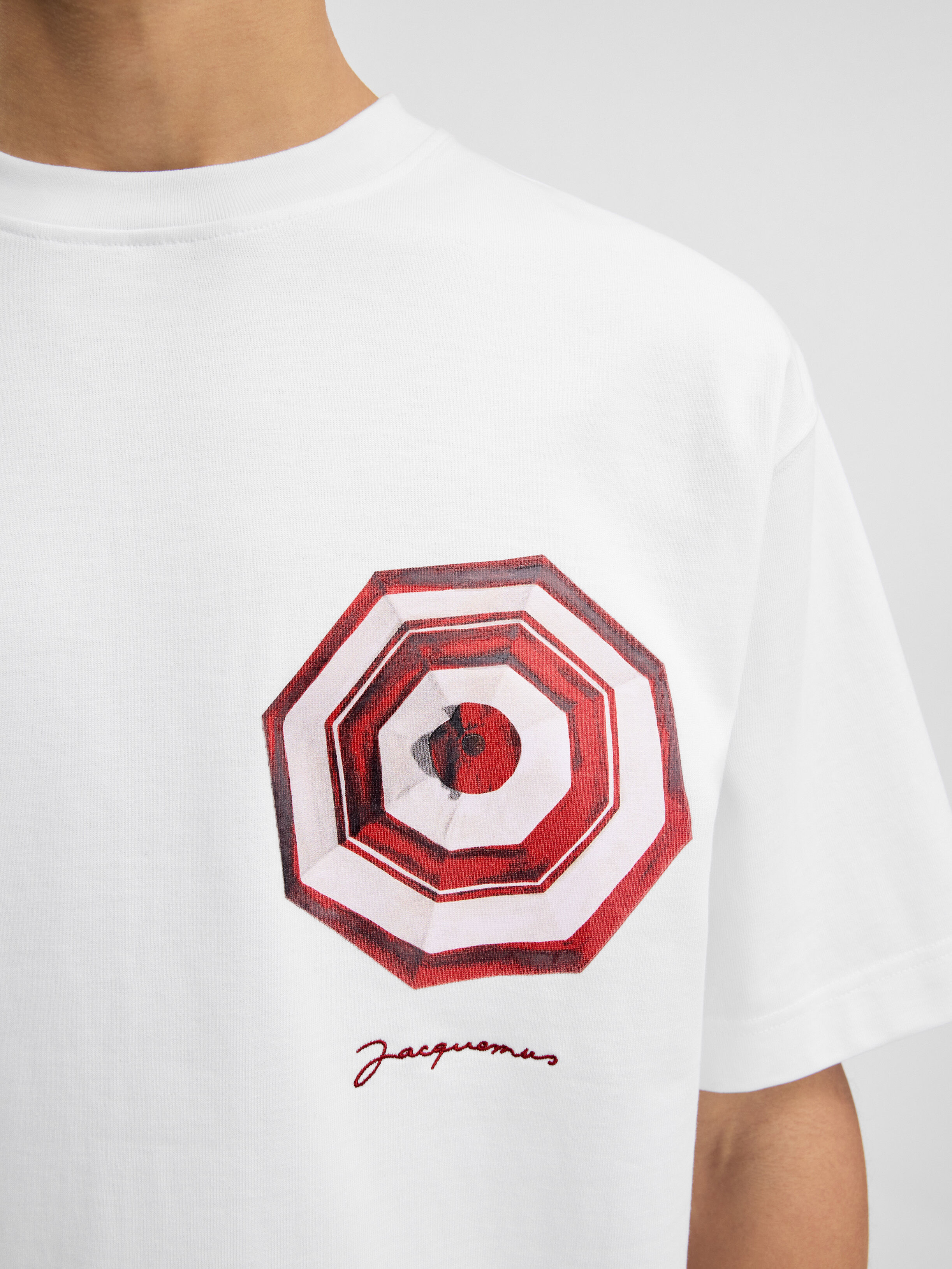 The Parasol T-shirt, White | JACQUEMUS UAE