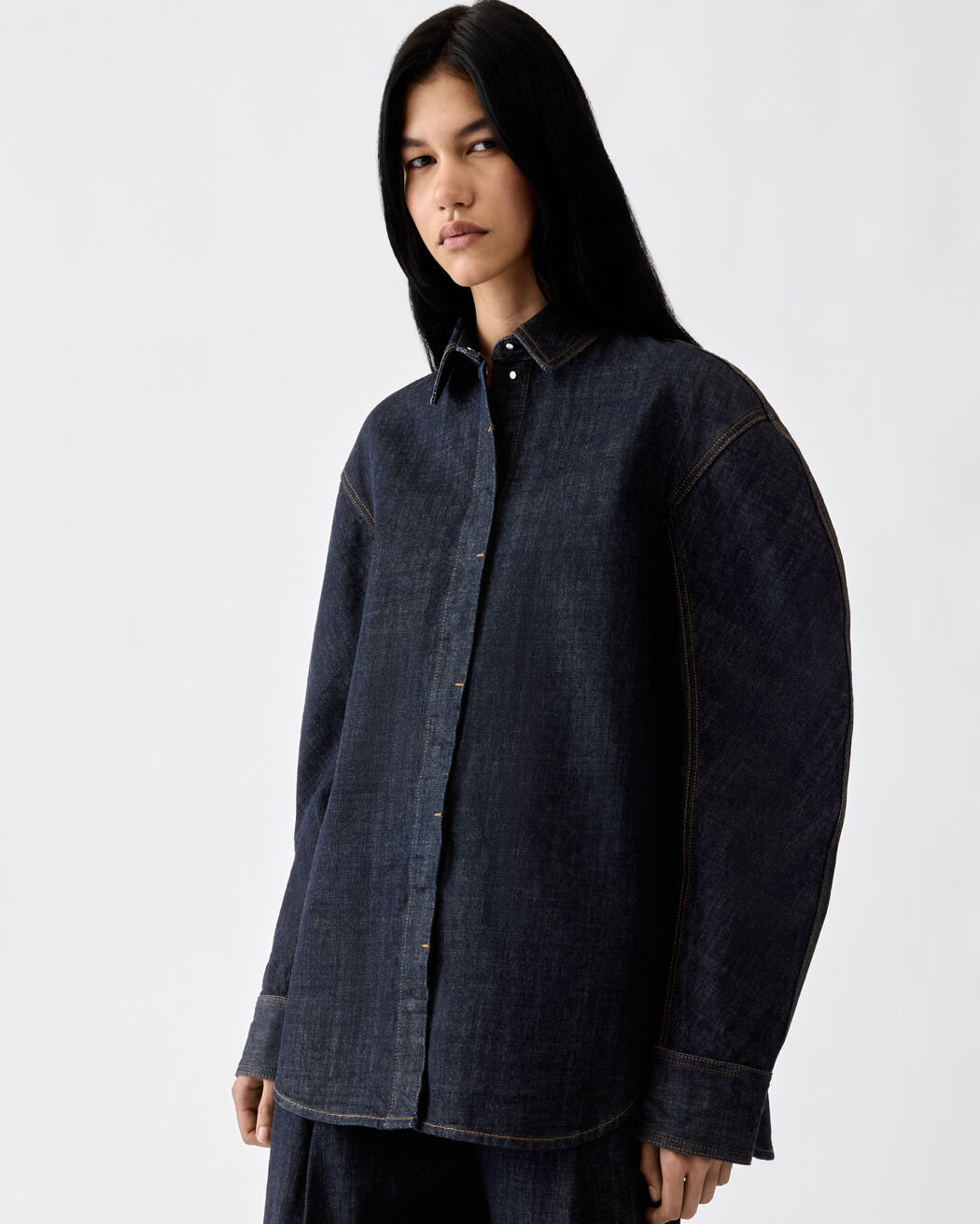 قميص دنيم The de-Nîmes Citta jacquemus قميص دنيم the de n mes citta