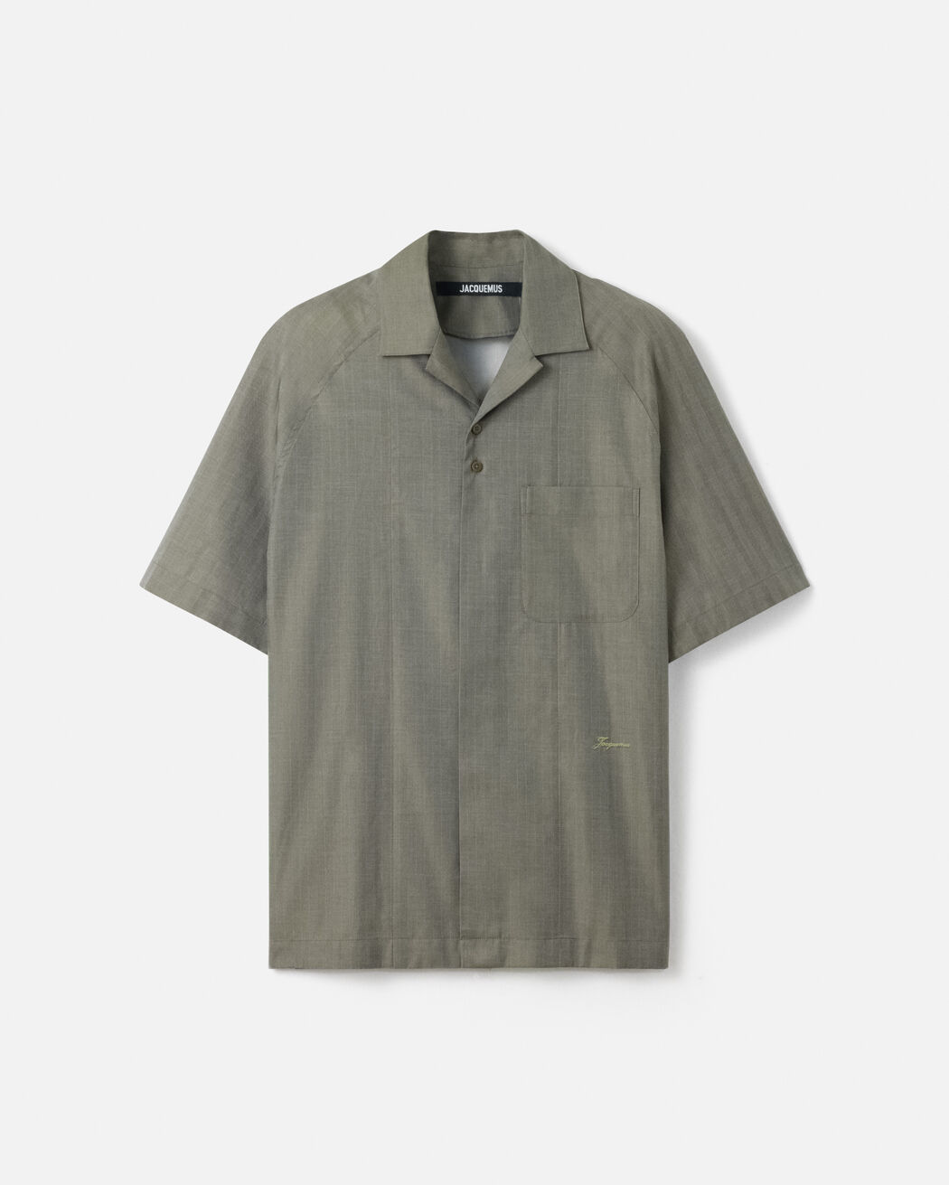 The Romarin short-sleeve shirt jacquemus the romarin short sleeve shirt