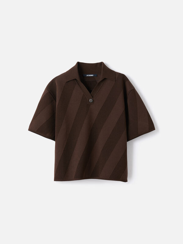 The Berlingot Knit Polo jacquemus the berlingot knit polo