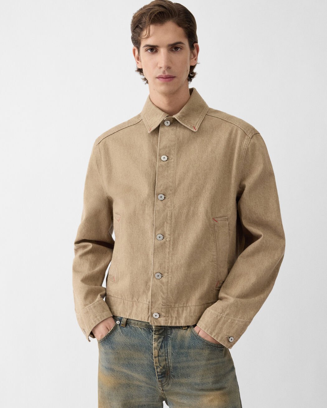 The Mirada de-Nîmes denim jacket jacquemus the mirada de n mes denim jacket