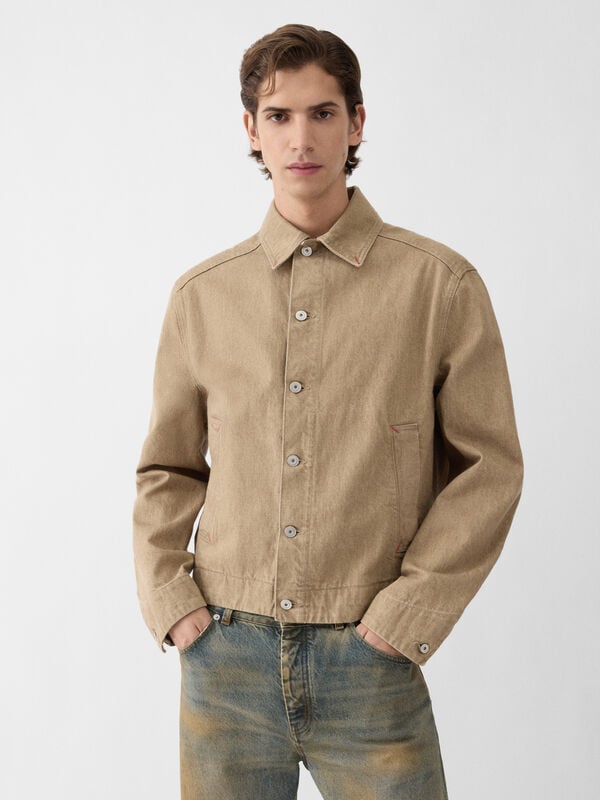 The Mirada de-Nîmes denim jacket jacquemus the mirada de n mes denim jacket