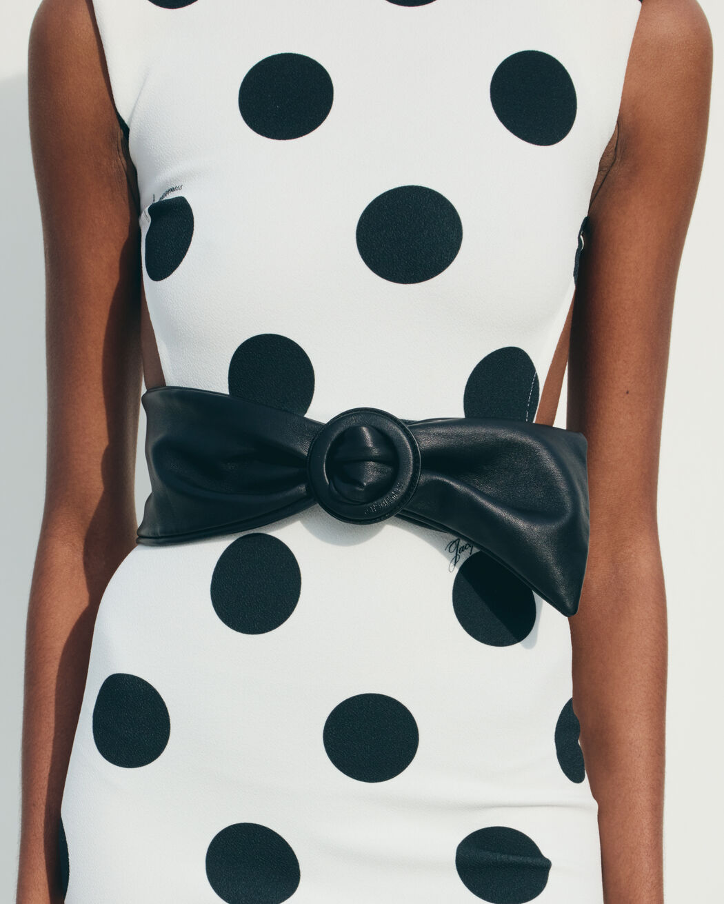 The Palmier dress with dots jacquemus the palmier dress with dots