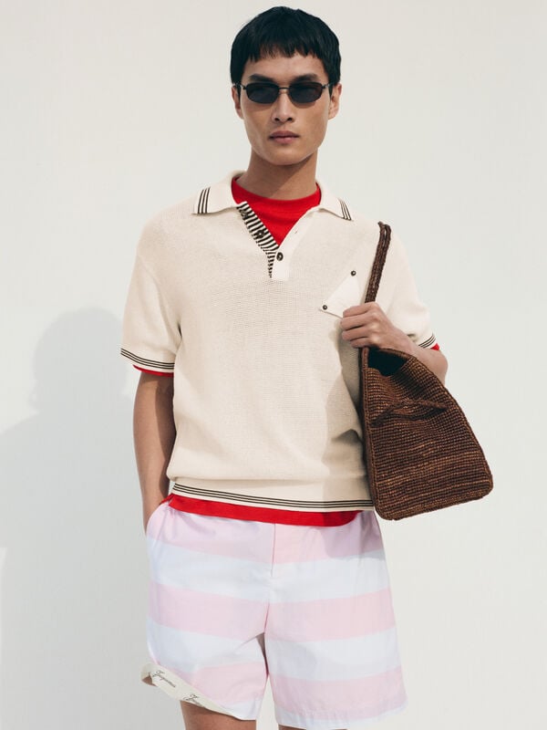 The Voilier polo shirt jacquemus the voilier polo shirt