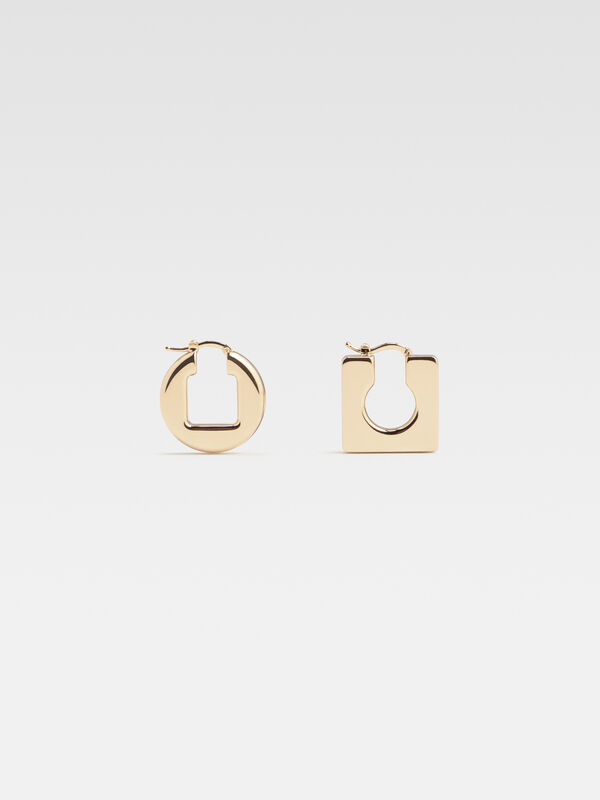 أقراط The Rond Carré earrings jacquemus أقراط les boucles rond carr
