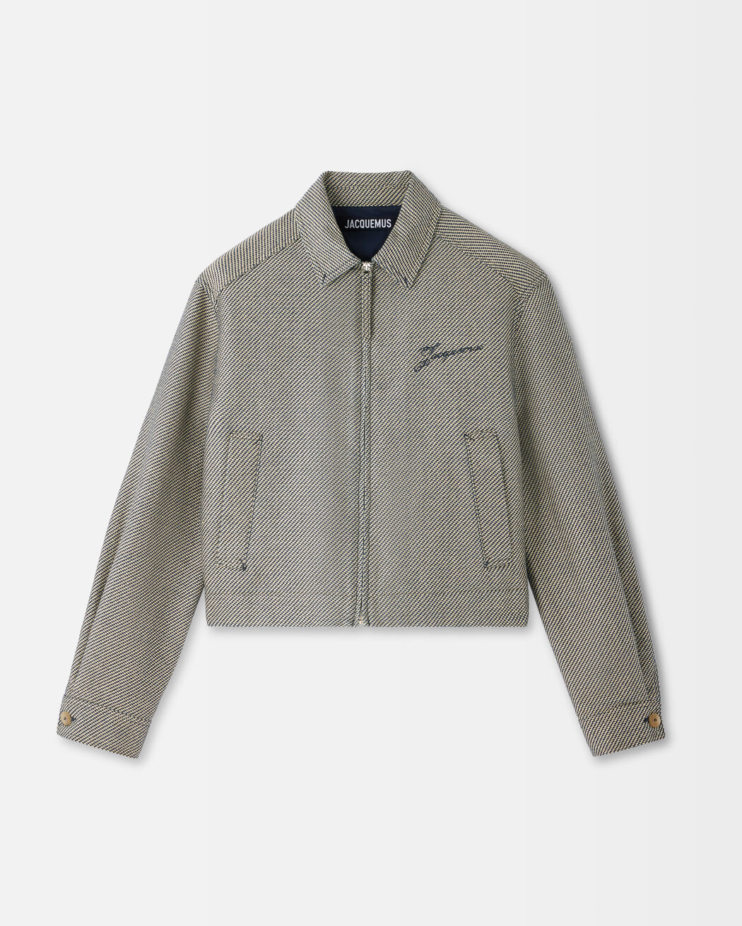 The Canevas de-Nîmes denim jacket jacquemus the canevas de n mes denim jacket