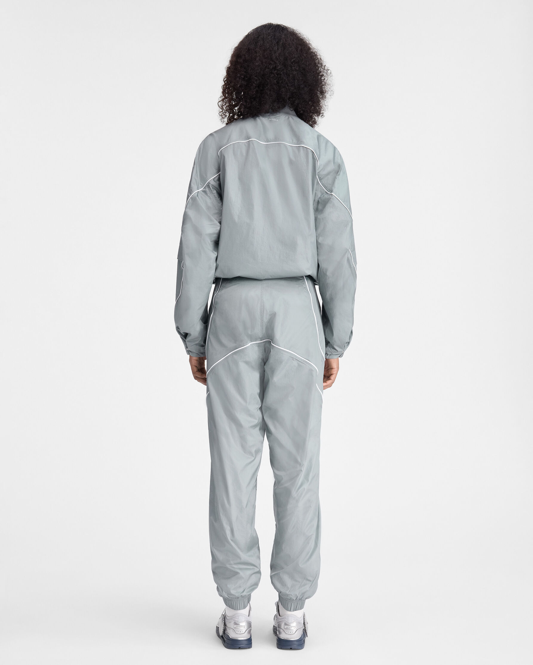 The JACQUEMUS+NIKE track jacket, Grey | JACQUEMUS UAE